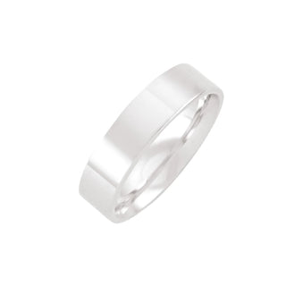 5mm Flat Top Cigar Band - Anne Sportun Fine Jewellery