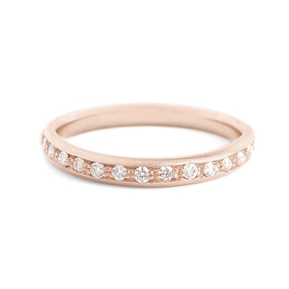 2.5mm Diamond Single Row Band - Anne Sportun Fine Jewellery