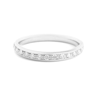 2.5mm Diamond Single Row Band - Anne Sportun Fine Jewellery