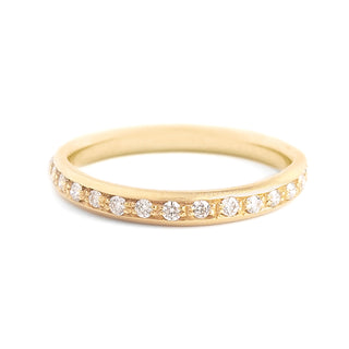 2.5mm Diamond Single Row Band - Anne Sportun Fine Jewellery