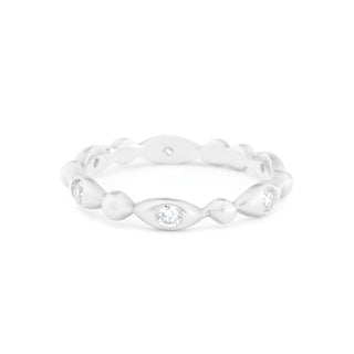 Single Row Seed & Oval Ring - Anne Sportun Fine Jewellery