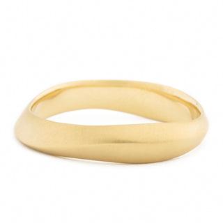 Soft Knife Edge 'Flow' Wide Band - Anne Sportun Fine Jewellery