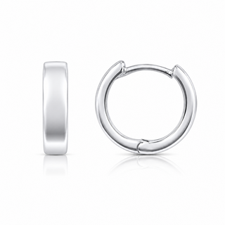 13mm Chubby Huggie Earrings - Anne Sportun Fine Jewellery