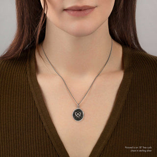 'We Two Are One' Ravens Talisman Necklace | Silver