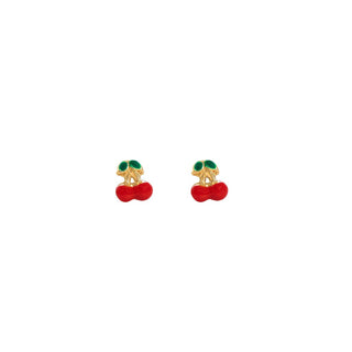 Cherry Studs | 10k - Anne Sportun Fine Jewellery