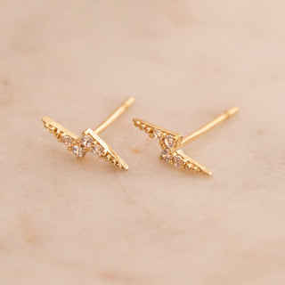 Lightning Studs | 10k