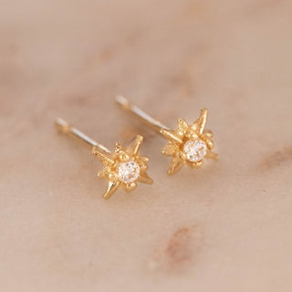 Starburst Studs | 10k - Anne Sportun Fine Jewellery