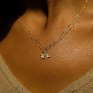 Luna Necklace | 14k | Diamond