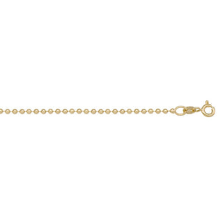 1.2mm Bead Link Chain Necklace | 14k - Anne Sportun Fine Jewellery