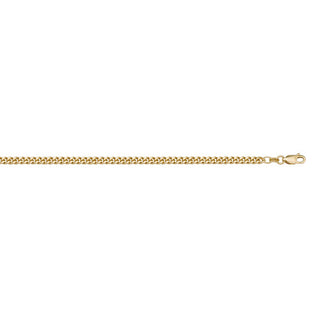 1.4mm Solid Gold Curb Link Chain - Anne Sportun Fine Jewellery