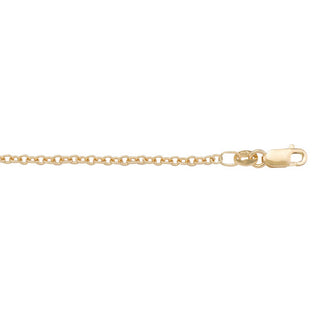 1.5mm Open Cable Link Chain Necklace - Anne Sportun Fine Jewellery