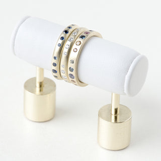 Blue Sapphire Gypsy Set Band - Anne Sportun Fine Jewellery