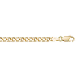 3mm Hollow Curb Link Chain Bracelet | 10k - Anne Sportun Fine Jewellery