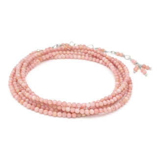 Rhodonite Gemstone Bracelet - Necklace - Anne Sportun Fine Jewellery