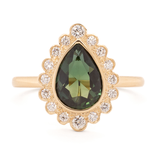 Custom 'Scalloped Halo' 1.64ct