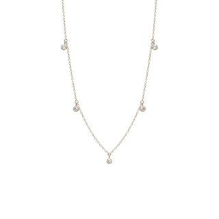 5 Large Dangling Diamond Necklace | 14k - Anne Sportun Fine Jewellery