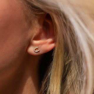 Tiny Horseshoe Studs