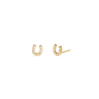 Tiny Horseshoe Studs