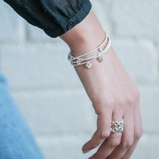 2mm Stretchie Baby Lucky Bracelet - Anne Sportun Fine Jewellery