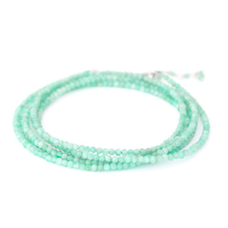 Amazonite Wrap Bracelet - Necklace - Anne Sportun Fine Jewellery