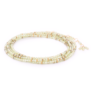 Peridot Wrap Bracelet - Necklace - Anne Sportun Fine Jewellery