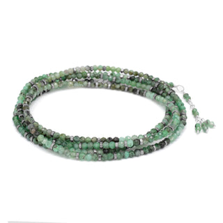 Sakota Emerald Wrap Bracelet - Necklace - Anne Sportun Fine Jewellery