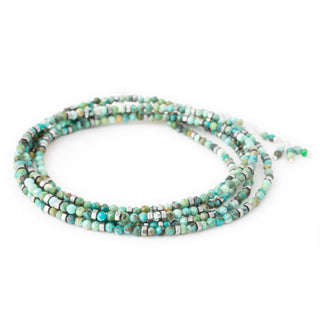 Turquoise Wrap Bracelet - Necklace - Anne Sportun Fine Jewellery