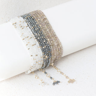 Hematite Wrap Bracelet - Necklace - Anne Sportun Fine Jewellery