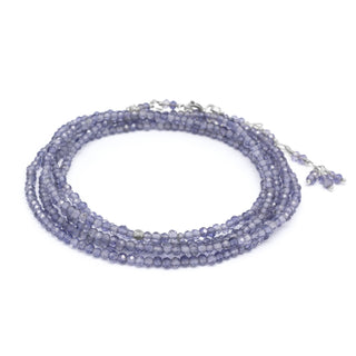 Iolite Wrap Bracelet - Necklace - Anne Sportun Fine Jewellery