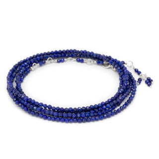 Lapis Wrap Bracelet - Necklace - Anne Sportun Fine Jewellery
