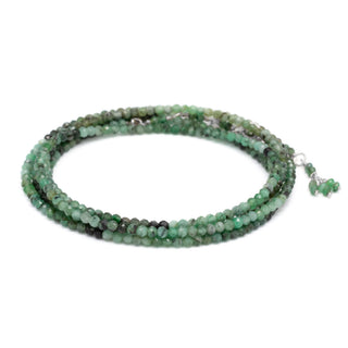 Sakota Emerald Wrap Bracelet - Necklace - Anne Sportun Fine Jewellery