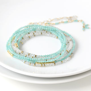 Moonstone Wrap Bracelet - Necklace - Anne Sportun Fine Jewellery