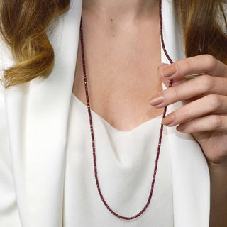 Ruby Wrap Bracelet - Necklace - Anne Sportun Fine Jewellery