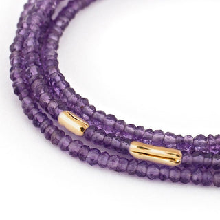 Five Gold Accent Gemstone Wrap ‚Äì 18K Yellow Gold - Anne Sportun Fine Jewellery