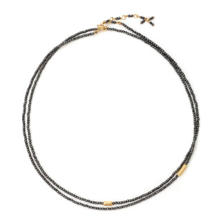 Three Gold Accent River Wrap ‚Äì 18K Yellow Gold - Anne Sportun Fine Jewellery