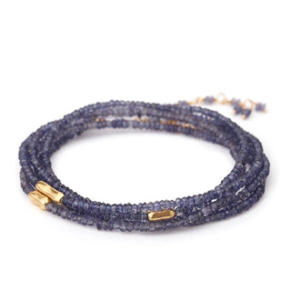 Three Gold Accent River Wrap ‚Äì 18K Yellow Gold - Anne Sportun Fine Jewellery