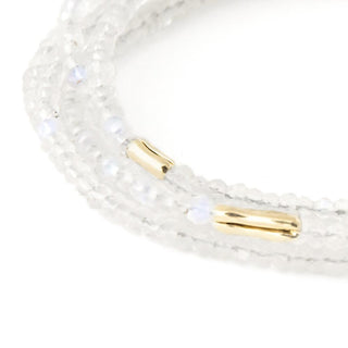 Three Gold Accent River Wrap ‚Äì 18K Yellow Gold - Anne Sportun Fine Jewellery