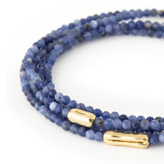 Five Gold Accent Gemstone Wrap ‚Äì 18K Yellow Gold - Anne Sportun Fine Jewellery