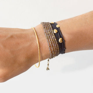 Hammered Bangle - Anne Sportun Fine Jewellery