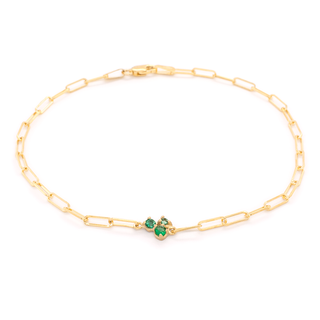 Tiny Trio Emerald Festival Bracelet - Anne Sportun Fine Jewellery