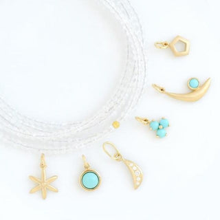 Crescent Flow Charm - Anne Sportun Fine Jewellery