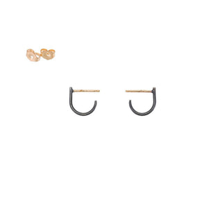 J POST EARRINGS - Anne Sportun Fine Jewellery