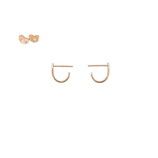 J POST EARRINGS - Anne Sportun Fine Jewellery