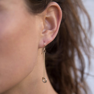 Gold & Silver Cinq Earrings - Final Sale - Anne Sportun Fine Jewellery