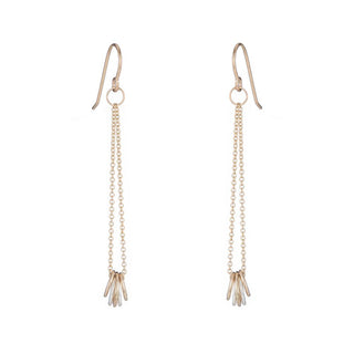 GOLD & SILVER CINQ EARRINGS - Anne Sportun Fine Jewellery