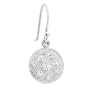 Stardust' Disc Hook Earrings - Anne Sportun Fine Jewellery