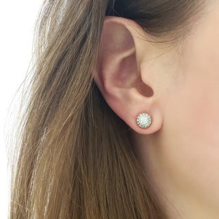 Pave Diamond Turkish Ball Earrings - Anne Sportun Fine Jewellery