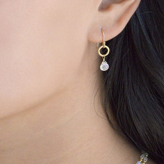 Heart Briolette Gemstone Earrings - Anne Sportun Fine Jewellery