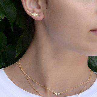 Large Festival Climber Earrings - Anne Sportun Fine Jewellery