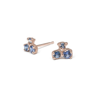 Cluster Trio Sapphire Earrings - Anne Sportun Fine Jewellery
